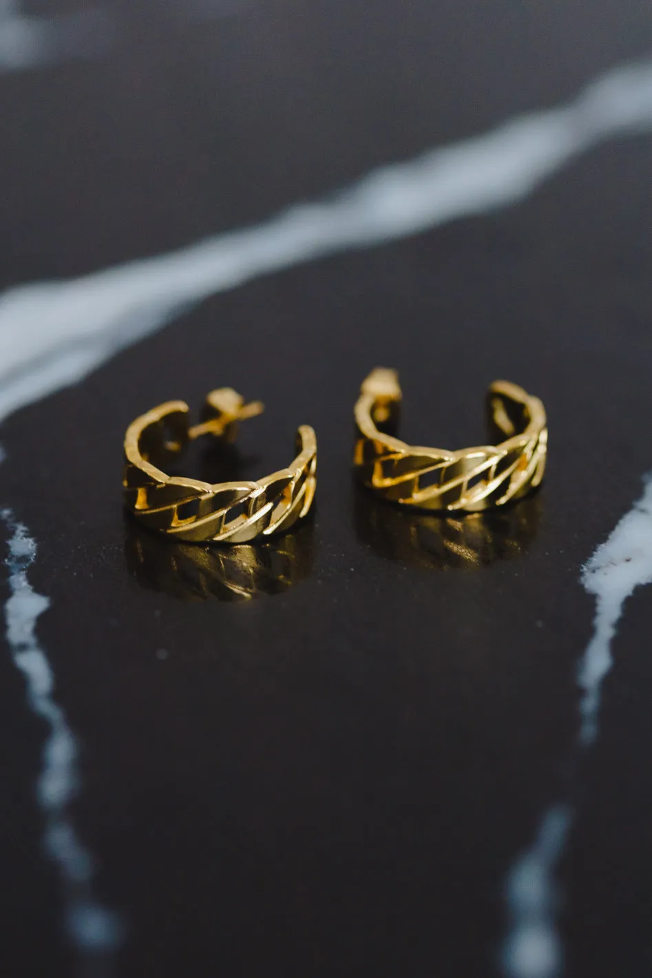 Liliana Open Hoop Earrings - FINAL SALE sold by bohme product image thumbnail 2