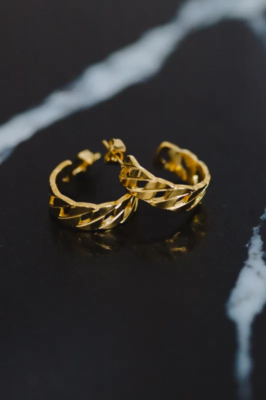 Liliana Open Hoop Earrings - FINAL SALE sold by bohme