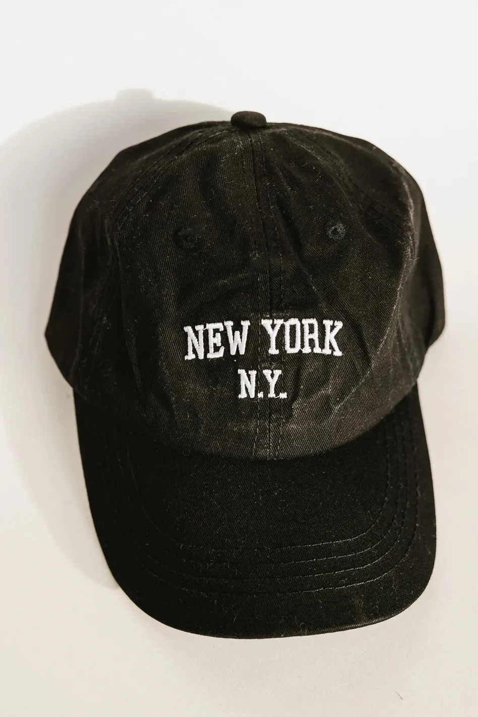 New York Baseball Cap in Black sold by bohme