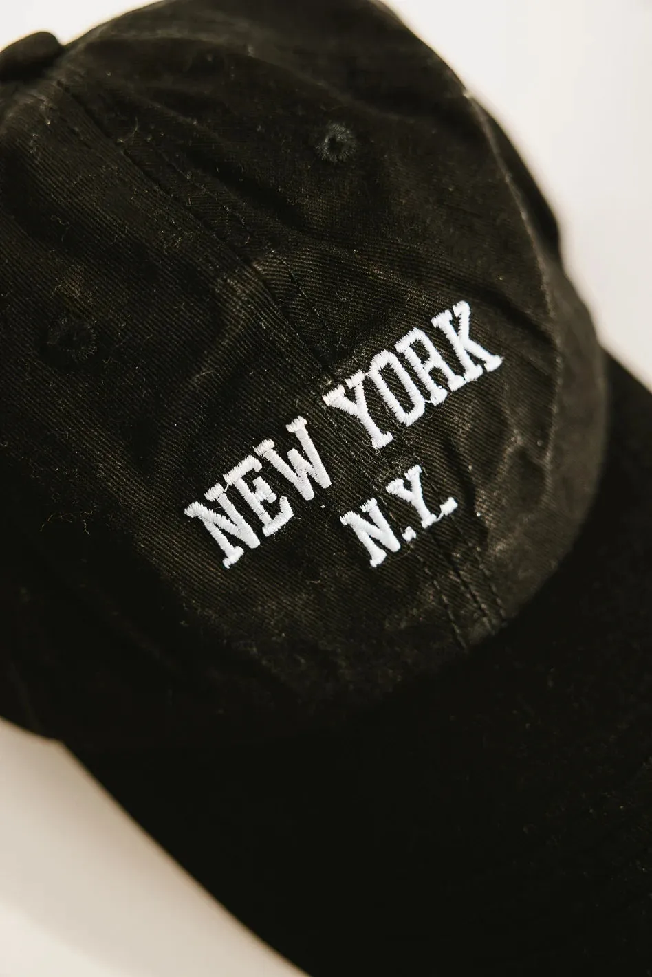 New York Baseball Cap in Black sold by bohme product image thumbnail 2