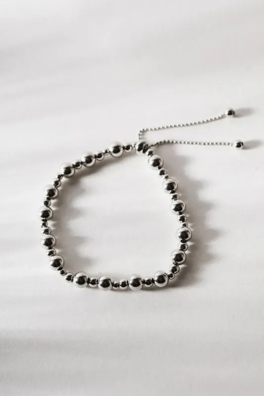 Isabelle Bracelet in Silver - Tarnish Free sold by bohme