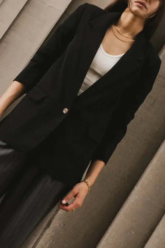 Crystal Blazer in Black sold by bohme
