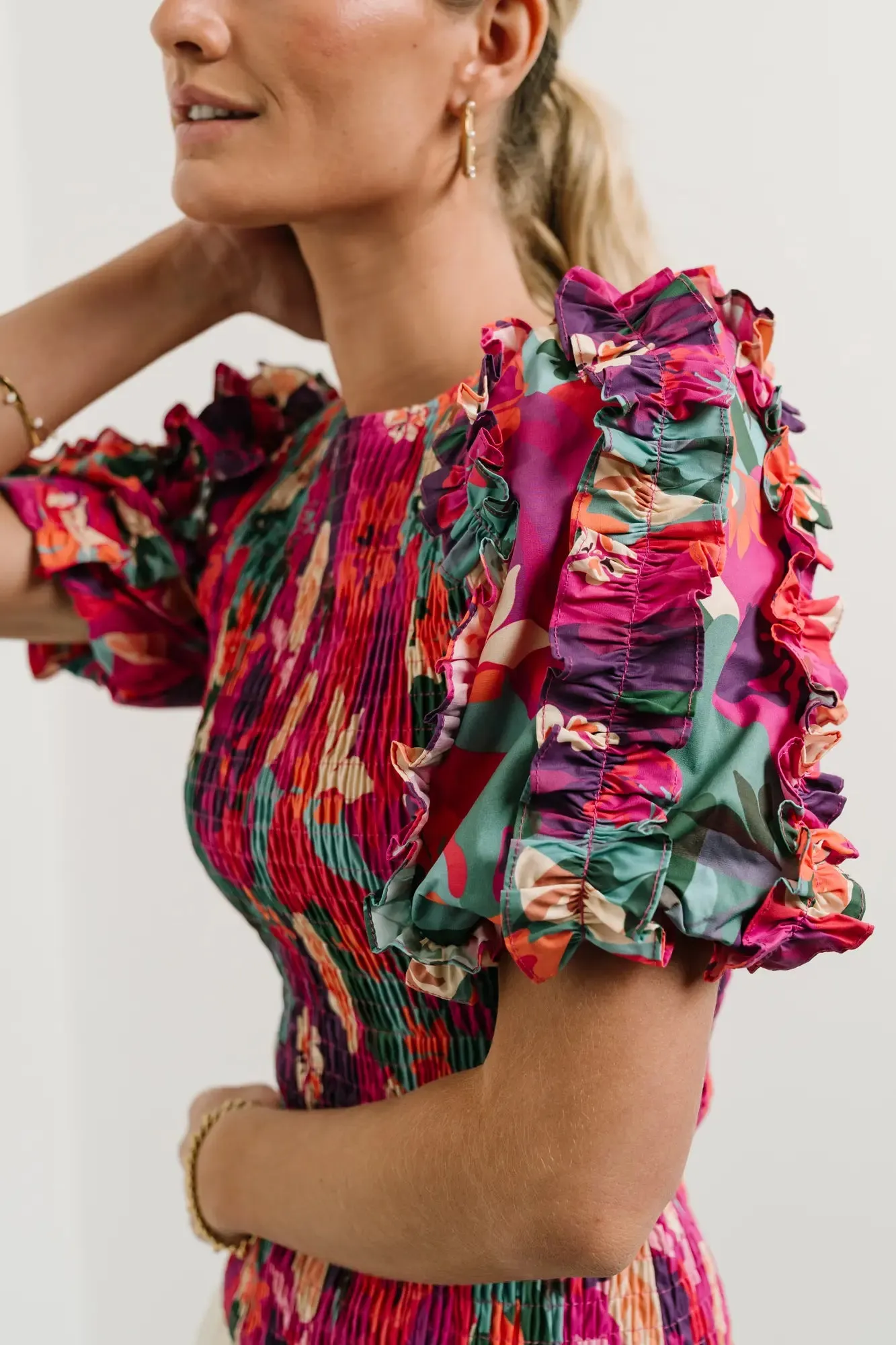 Lena Smocked Blouse - FINAL SALE sold by bohme product image thumbnail 4