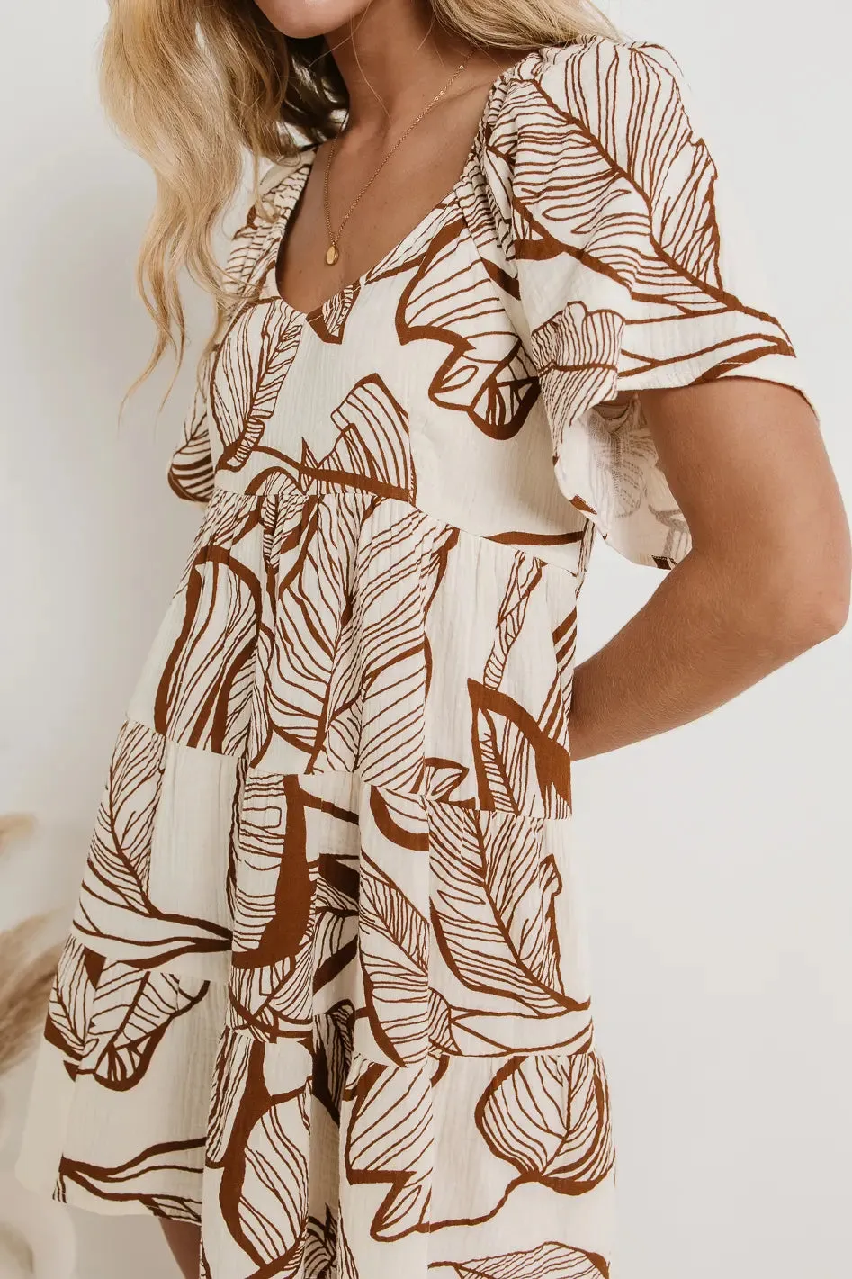 Island In The Sun Dress in Cream - FINAL SALE sold by bohme product image thumbnail 3