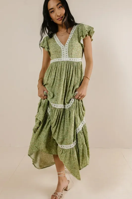 Isn't It Lovely Dress in Sage - FINAL SALE sold by bohme