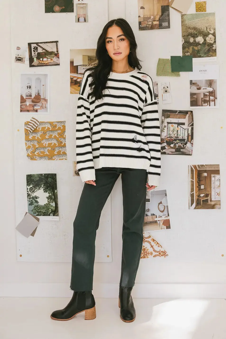 Amara Straight Leg Jeans in Emerald - FINAL SALE sold by bohme product image thumbnail 5