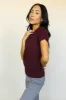 Mckenna T-Shirt in Burgundy - FINAL SALE sold by bohme
