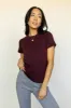 Mckenna T-Shirt in Burgundy - FINAL SALE sold by bohme