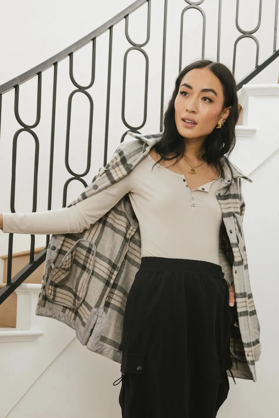 Lindon Ribbed Bodysuit in Natural - FINAL SALE sold by bohme product image thumbnail 2