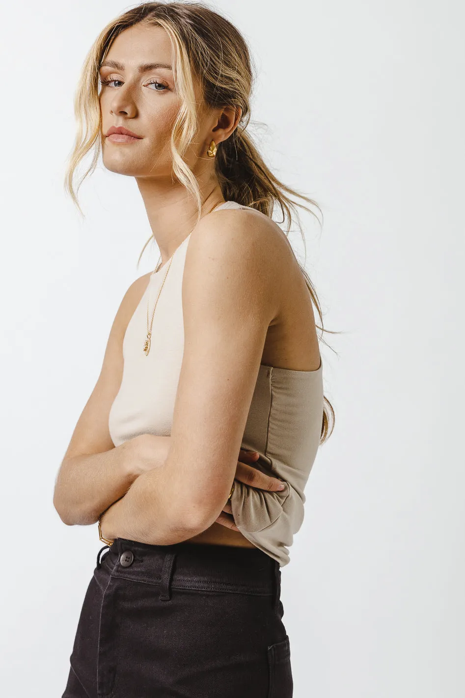 Quinn Tank in Mocha - FINAL SALE sold by bohme product image thumbnail 5