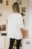 Lily Oversized T-Shirt in Cream - FINAL SALE sold by bohme