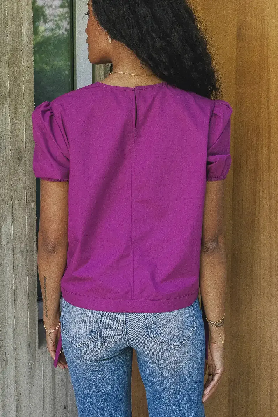 Dahlia Top in Magenta - FINAL SALE sold by bohme product image thumbnail 3