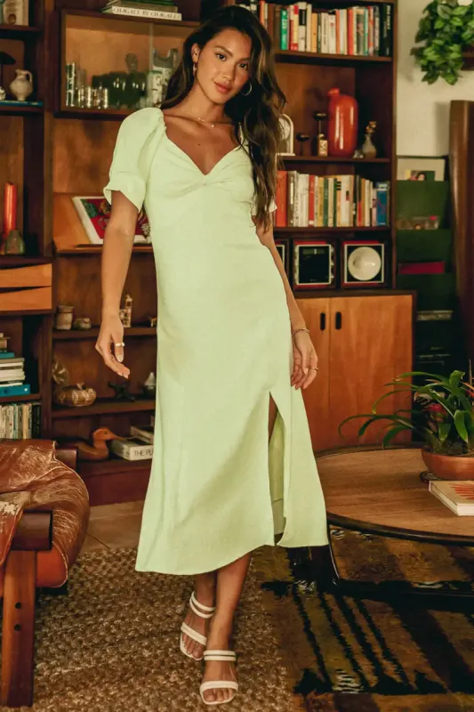 Halston Dress in Green - FINAL SALE sold by bohme