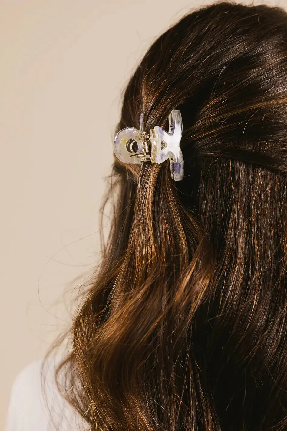 Floral Claw Clip in Lavender sold by bohme product image thumbnail 2