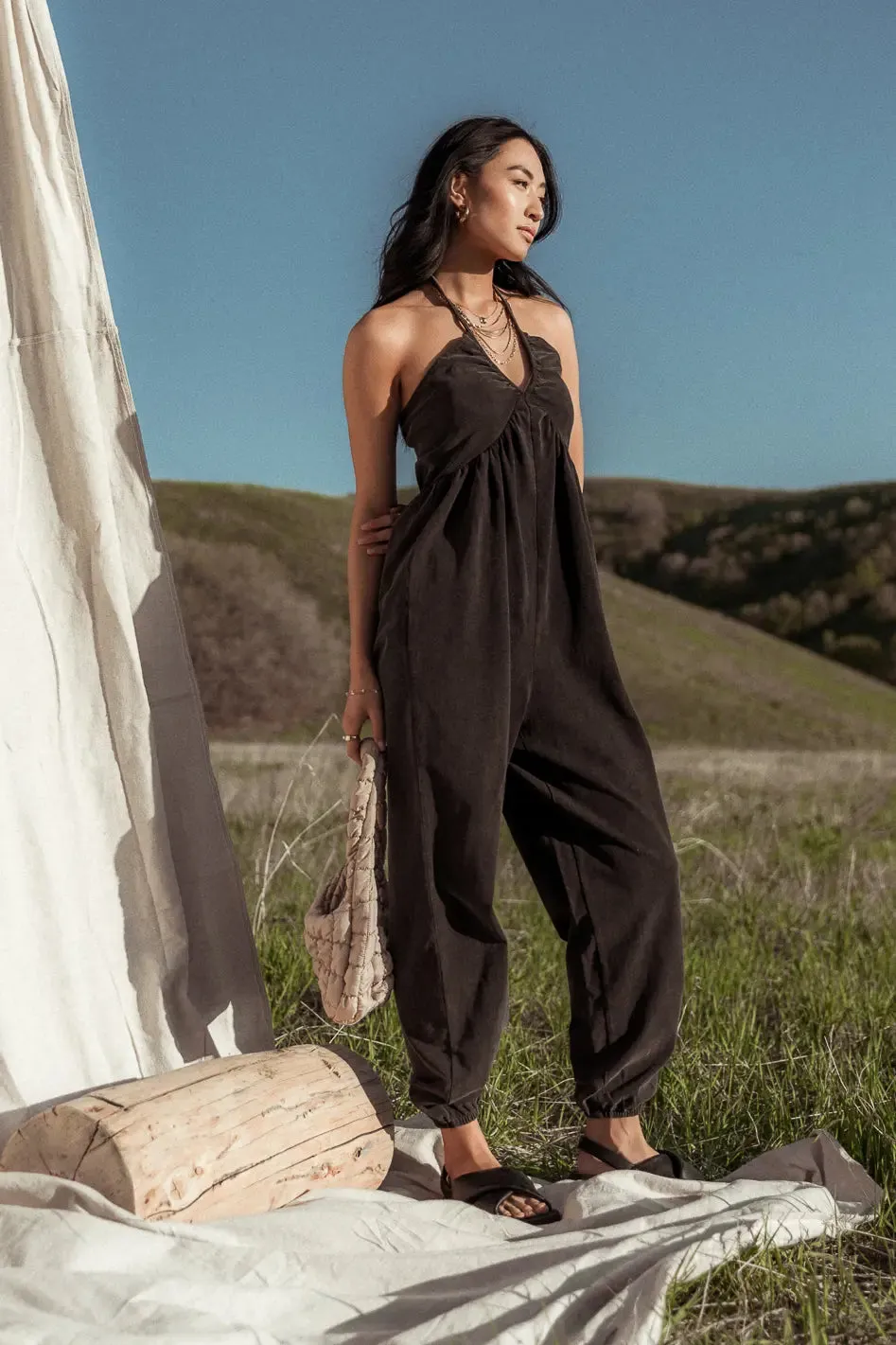 Trixie Jumpsuit in Black - FINAL SALE sold by bohme