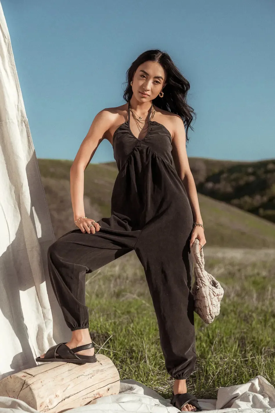 Trixie Jumpsuit in Black - FINAL SALE sold by bohme product image thumbnail 4
