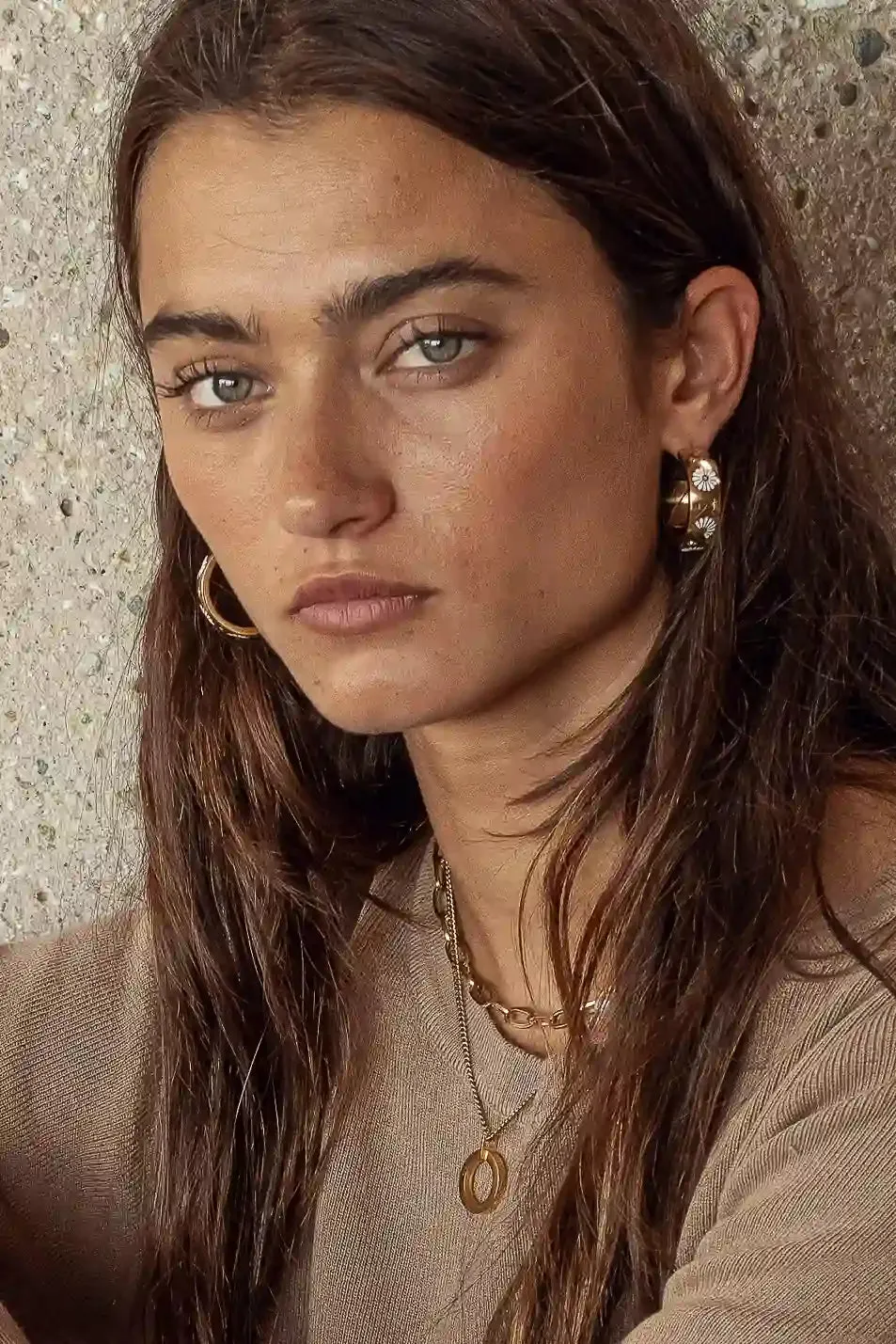 Georgia Open Hoop Earrings - FINAL SALE sold by bohme product image thumbnail 2