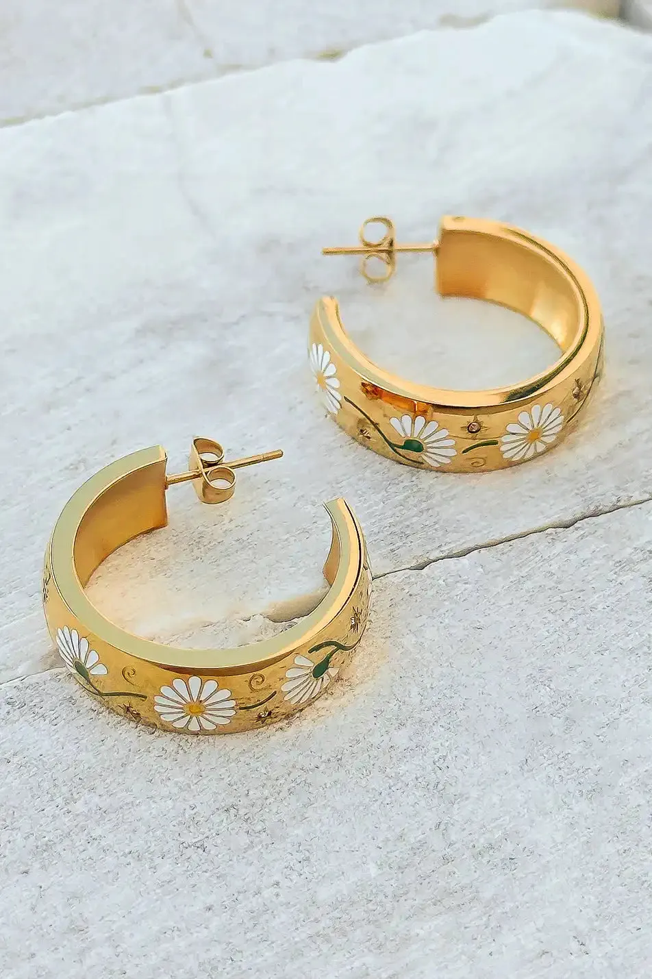 Georgia Open Hoop Earrings - FINAL SALE sold by bohme
