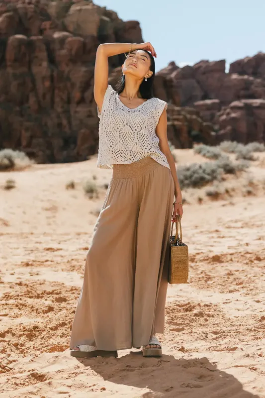 Jade Pants in Mocha - FINAL SALE sold by bohme