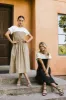 Florence Smocked Midi Dress in Taupe - FINAL SALE sold by bohme