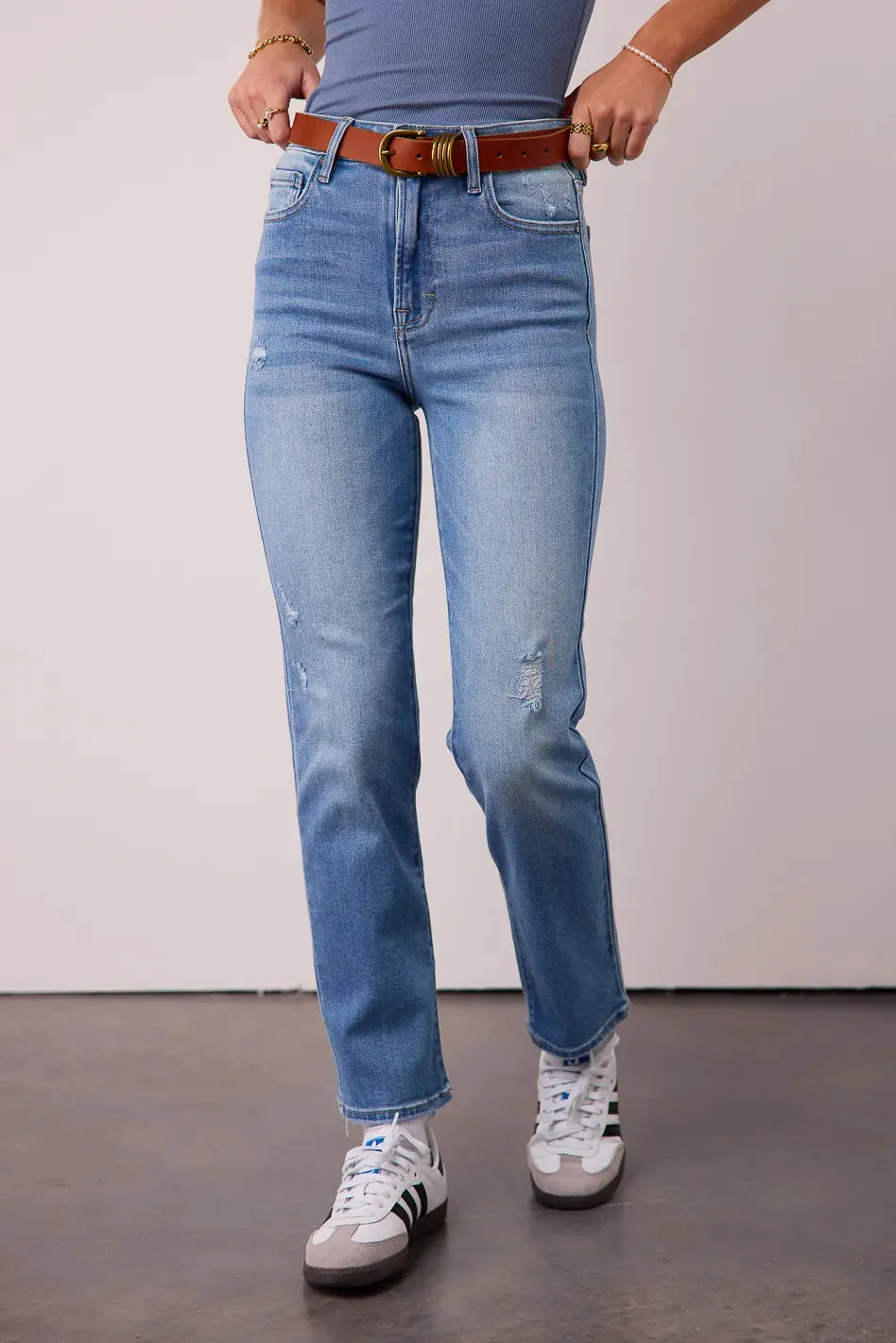 Ellery Straight Leg Jeans in Light Wash - FINAL SALE sold by bohme product image thumbnail 4