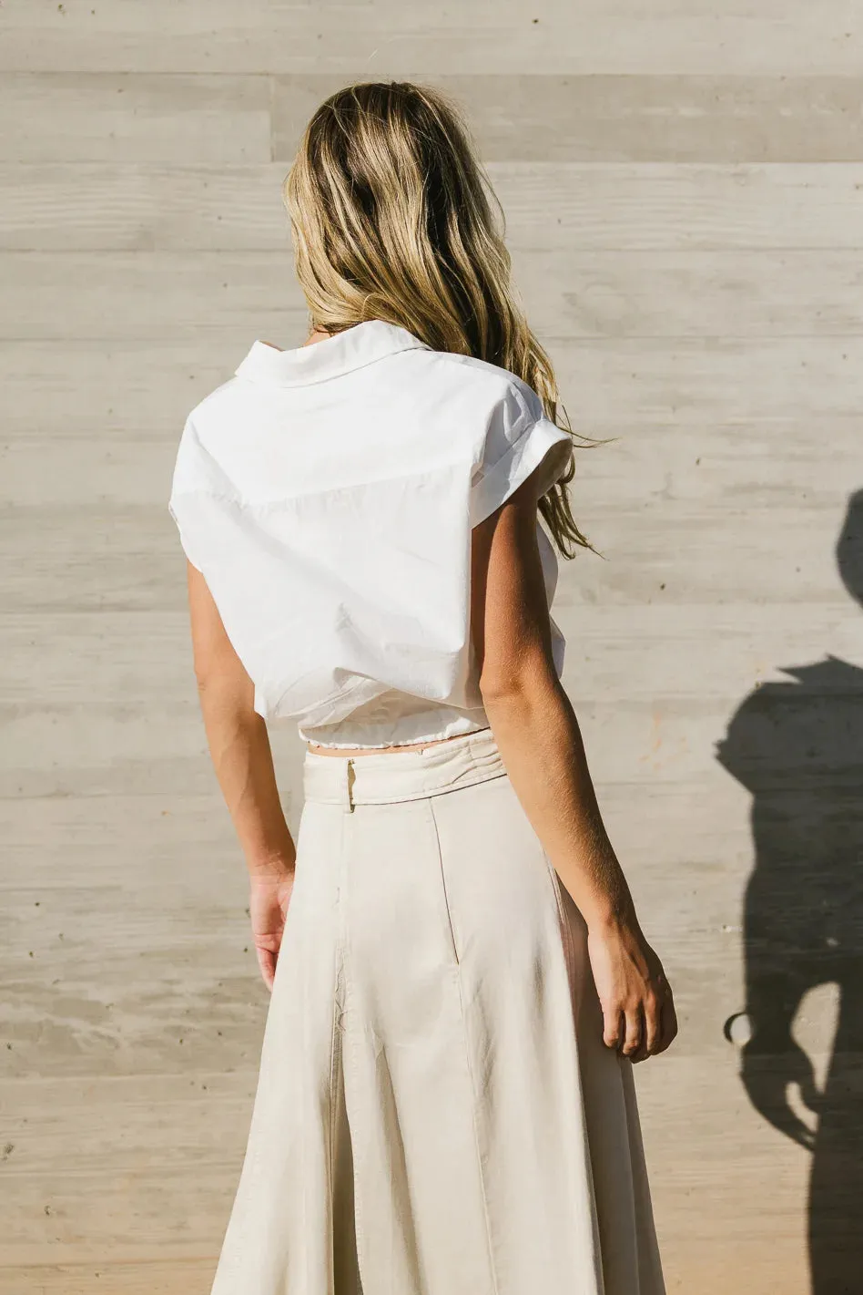 Junie Cinch Waist Button Up - FINAL SALE sold by bohme product image thumbnail 4