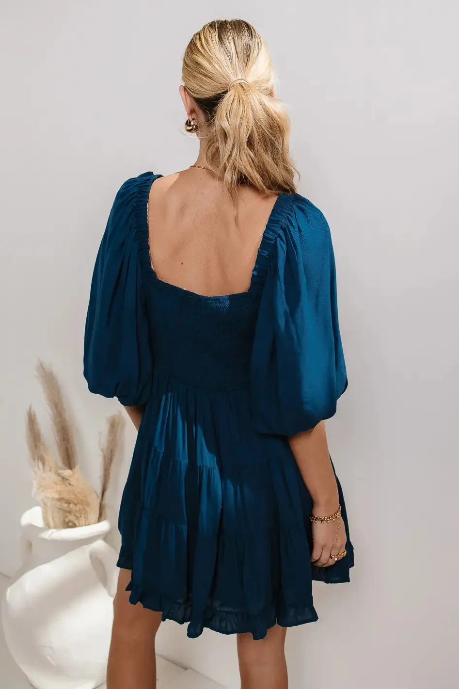Little Runaway Mini Dress in Teal - FINAL SALE sold by bohme product image thumbnail 2