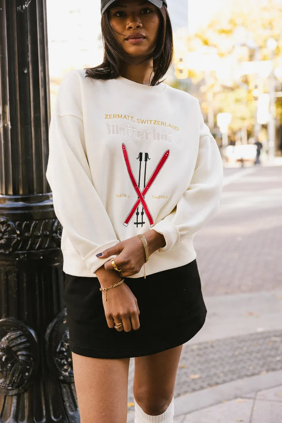 Matterhorn Embroidered Sweatshirt - FINAL SALE sold by bohme product image thumbnail 5