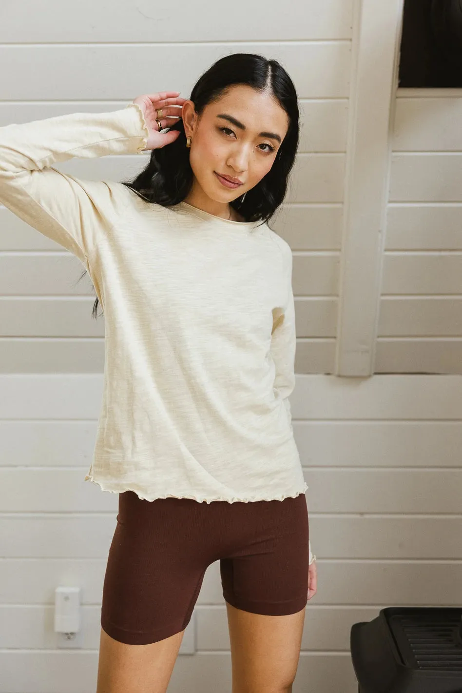 Kaylani Knit Top in Oatmeal - FINAL SALE sold by bohme product image thumbnail 4