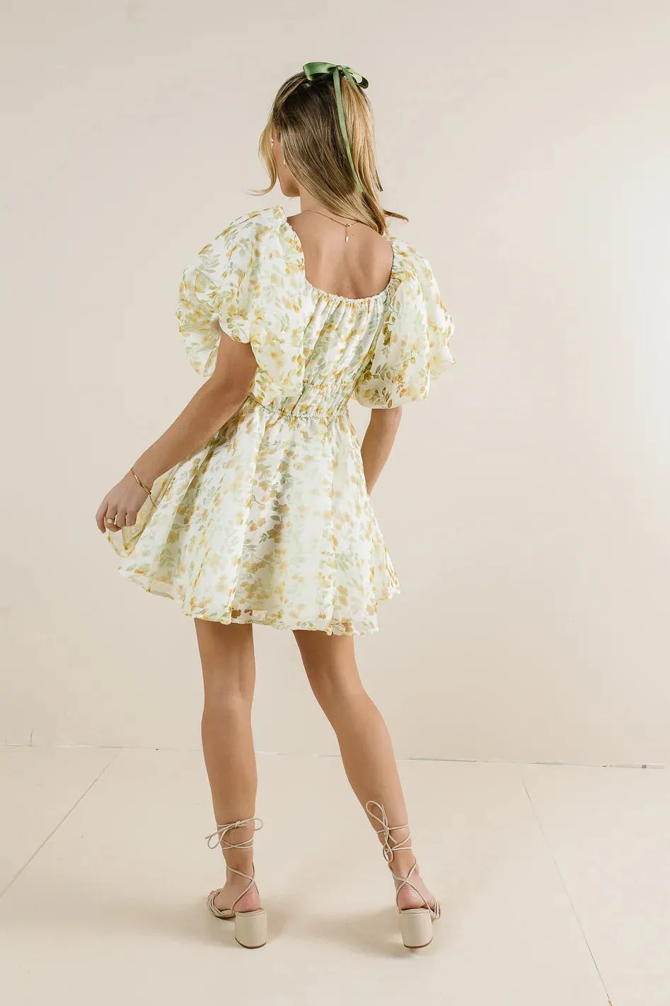 Rosalia Floral Mini Dress sold by bohme product image thumbnail 4