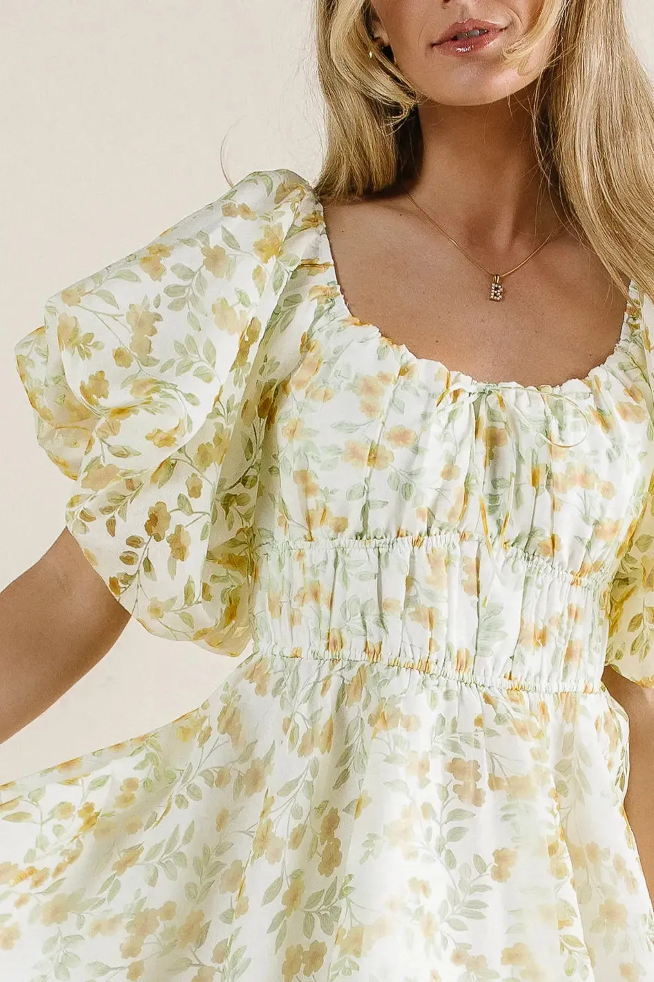 Rosalia Floral Mini Dress sold by bohme product image thumbnail 3