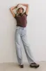 Marley Mock Neck Tee in Wine - FINAL SALE sold by bohme
