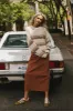 Rylie Denim Maxi Skirt in Rust - FINAL SALE sold by bohme