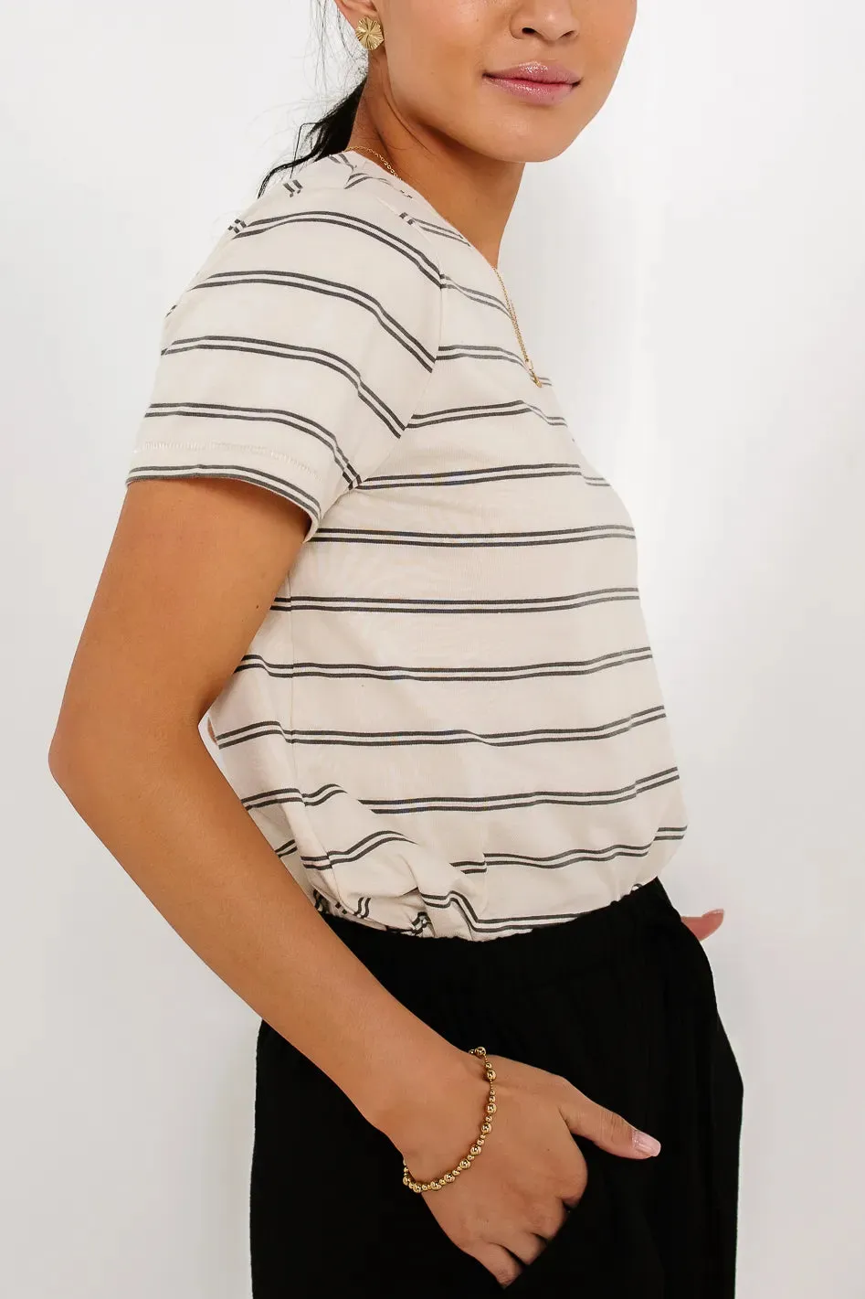Giavanna Striped T-Shirt - FINAL SALE sold by bohme product image thumbnail 4