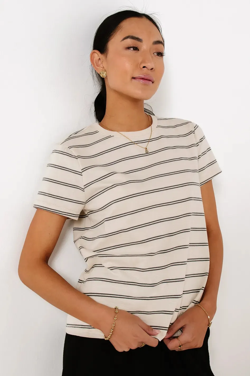 Giavanna Striped T-Shirt - FINAL SALE sold by bohme product image thumbnail 5