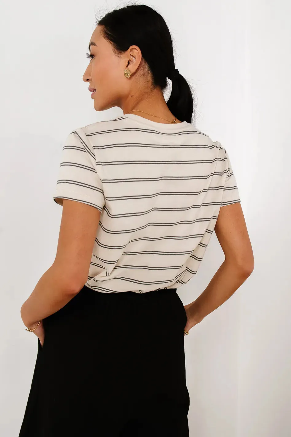 Giavanna Striped T-Shirt - FINAL SALE sold by bohme product image thumbnail 3