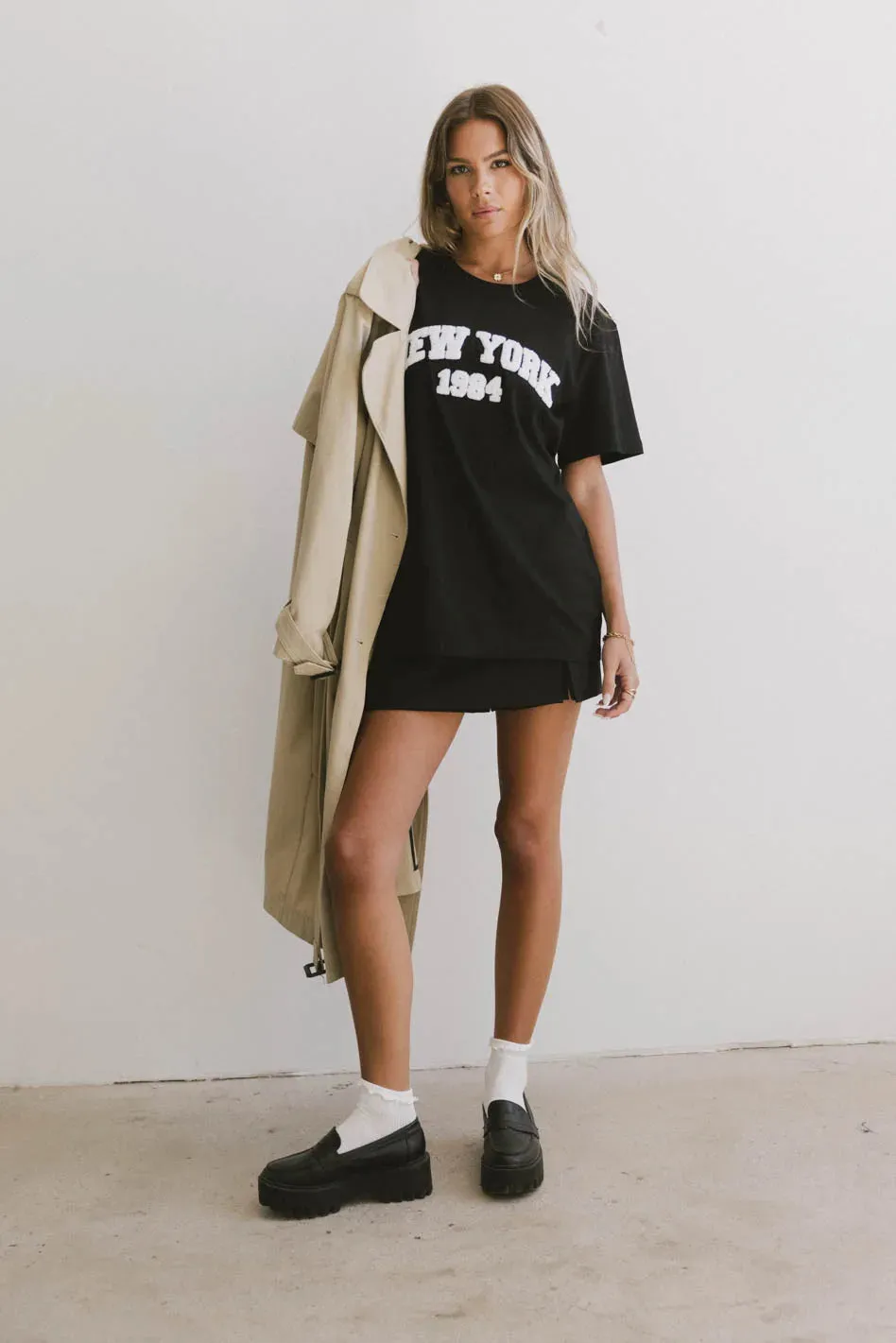NYC Textured Graphic Tee - FINAL SALE sold by bohme product image thumbnail 3