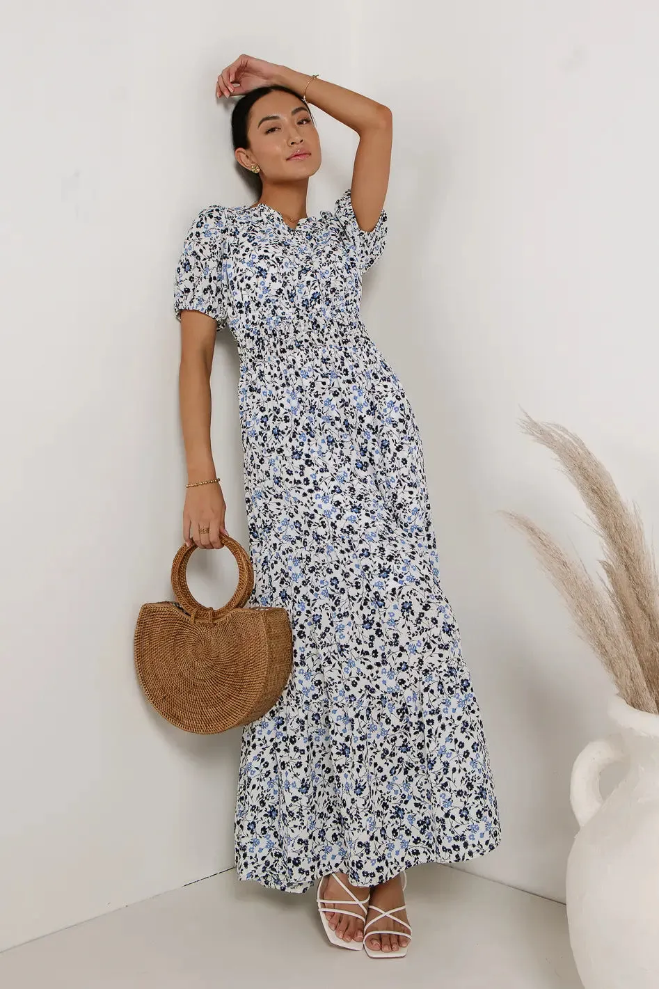 Billie Floral Maxi Dress sold by bohme product image thumbnail 4