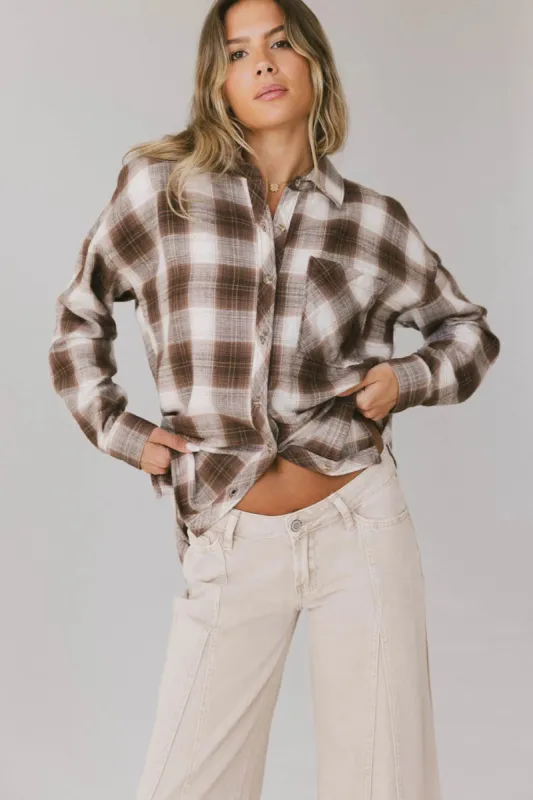 Tyson Plaid Flannel Button Up - FINAL SALE sold by bohme