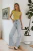 Asher Ribbed Top in Chartreuse - FINAL SALE sold by bohme