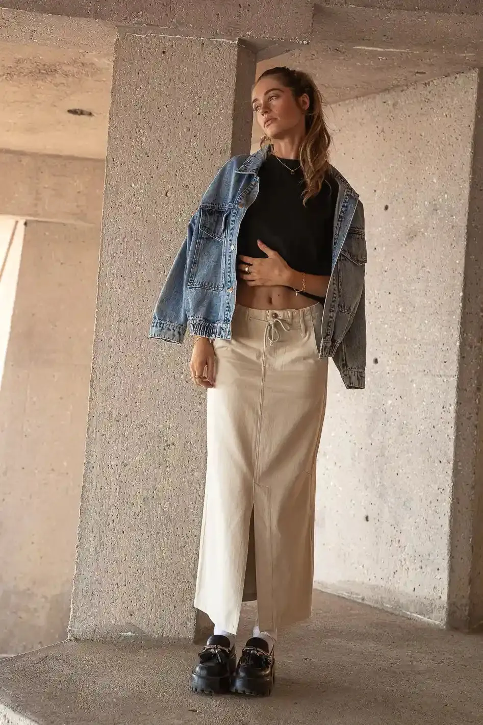 Mason Crewneck T-Shirt in Black - FINAL SALE sold by bohme product image thumbnail 5