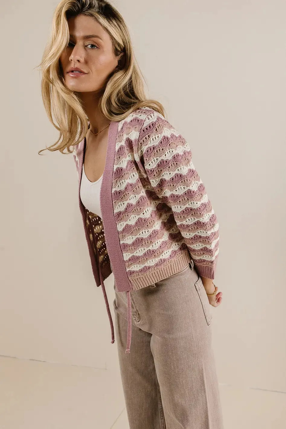 Josette Crochet Cardigan sold by bohme product image thumbnail 3