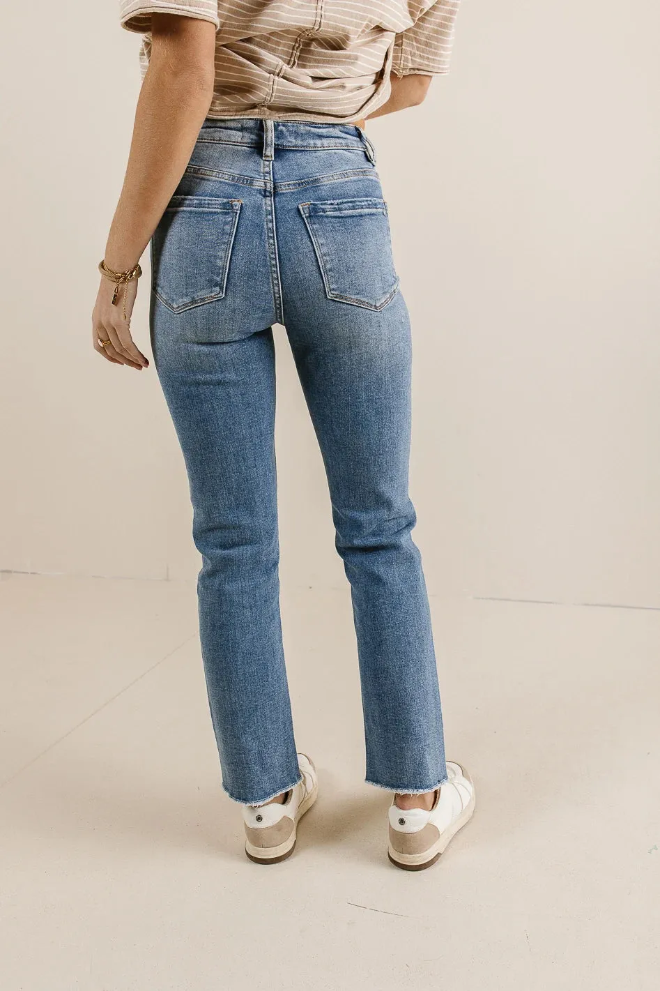 Elowyn Straight Leg Jeans in Light Wash - FINAL SALE sold by bohme product image thumbnail 2