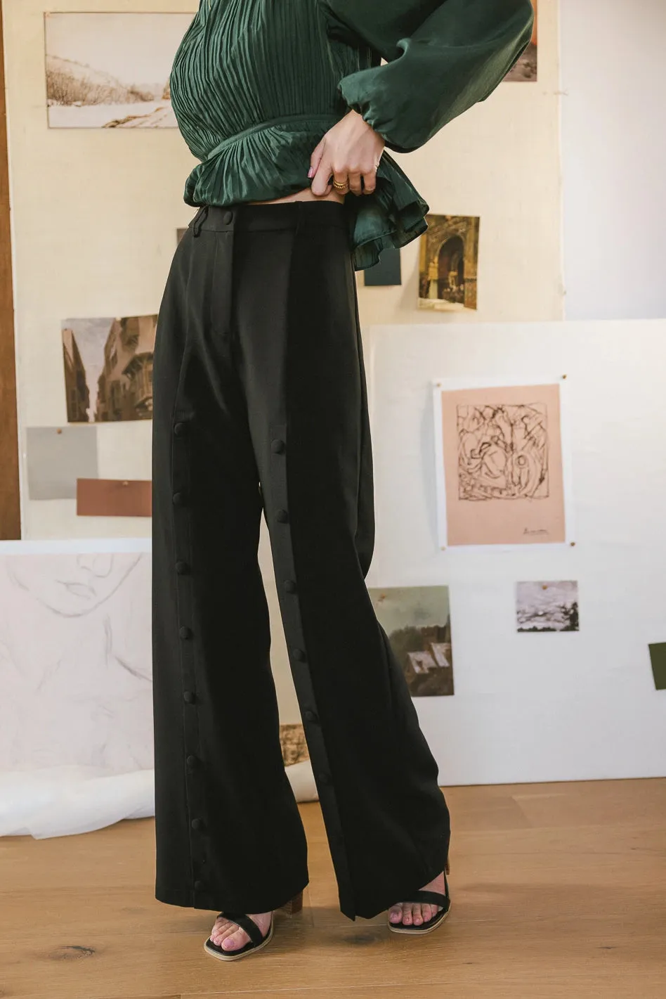 Sylvie Wide Leg Pants - FINAL SALE sold by bohme product image thumbnail 4