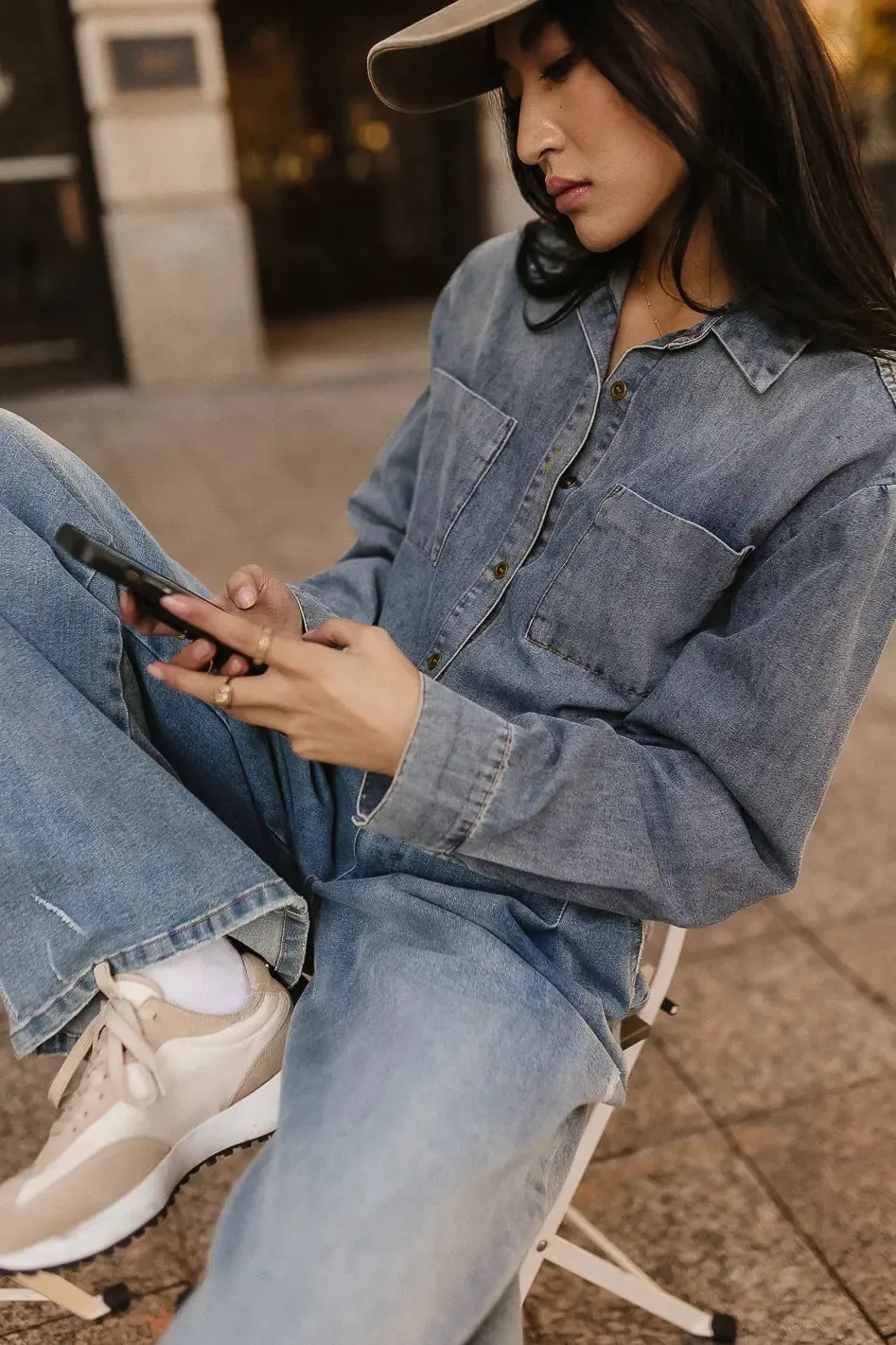 Nico Button Up Top - FINAL SALE sold by bohme product image thumbnail 4