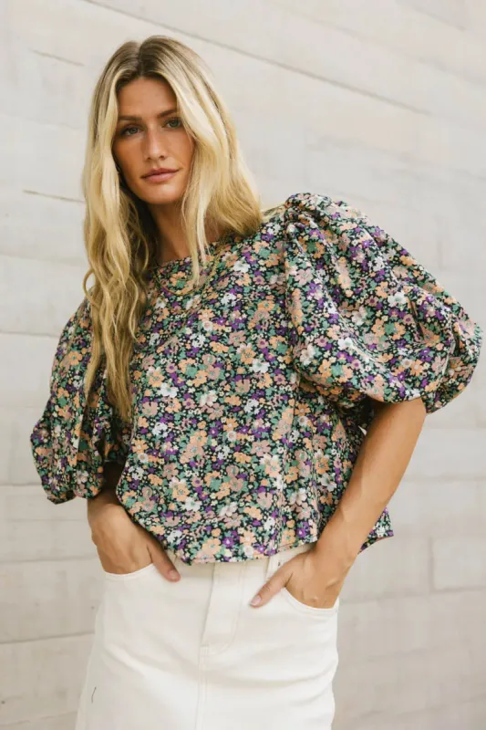 Odelia Floral Blouse - FINAL SALE sold by bohme