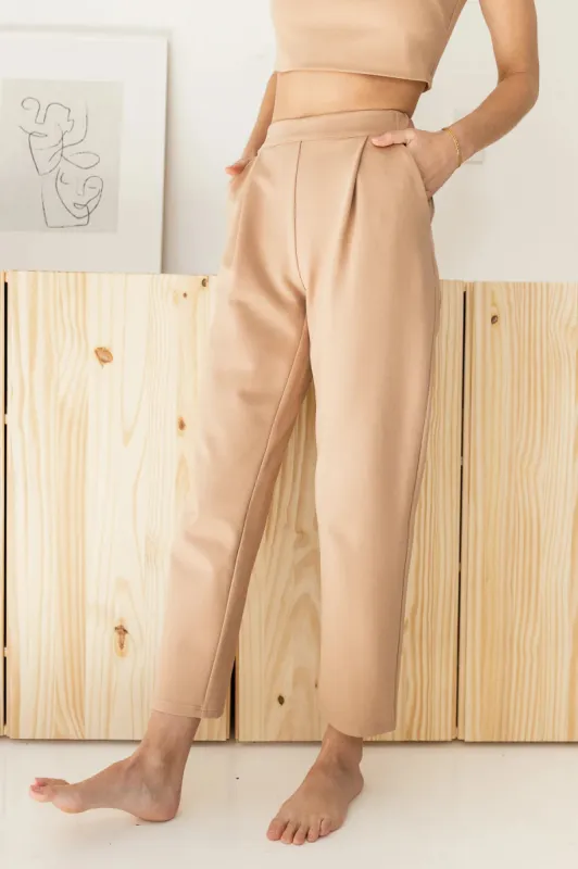 Braelynn Pants in Taupe - FINAL SALE sold by bohme