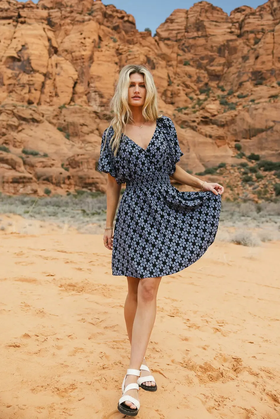 Nemy Floral Mini Dress sold by bohme product image thumbnail 2