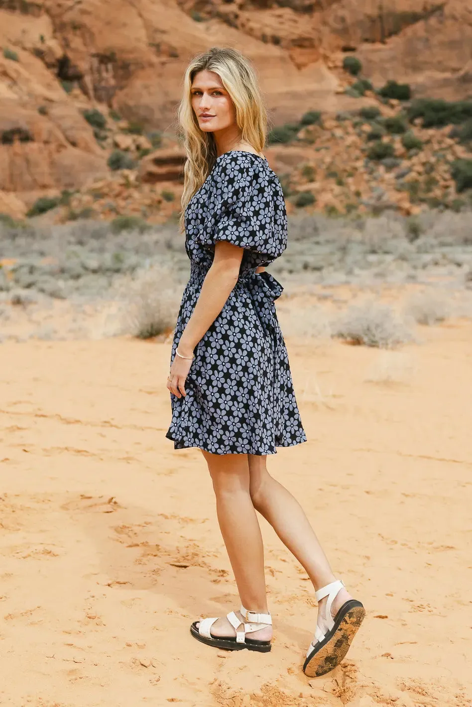 Nemy Floral Mini Dress sold by bohme product image thumbnail 3