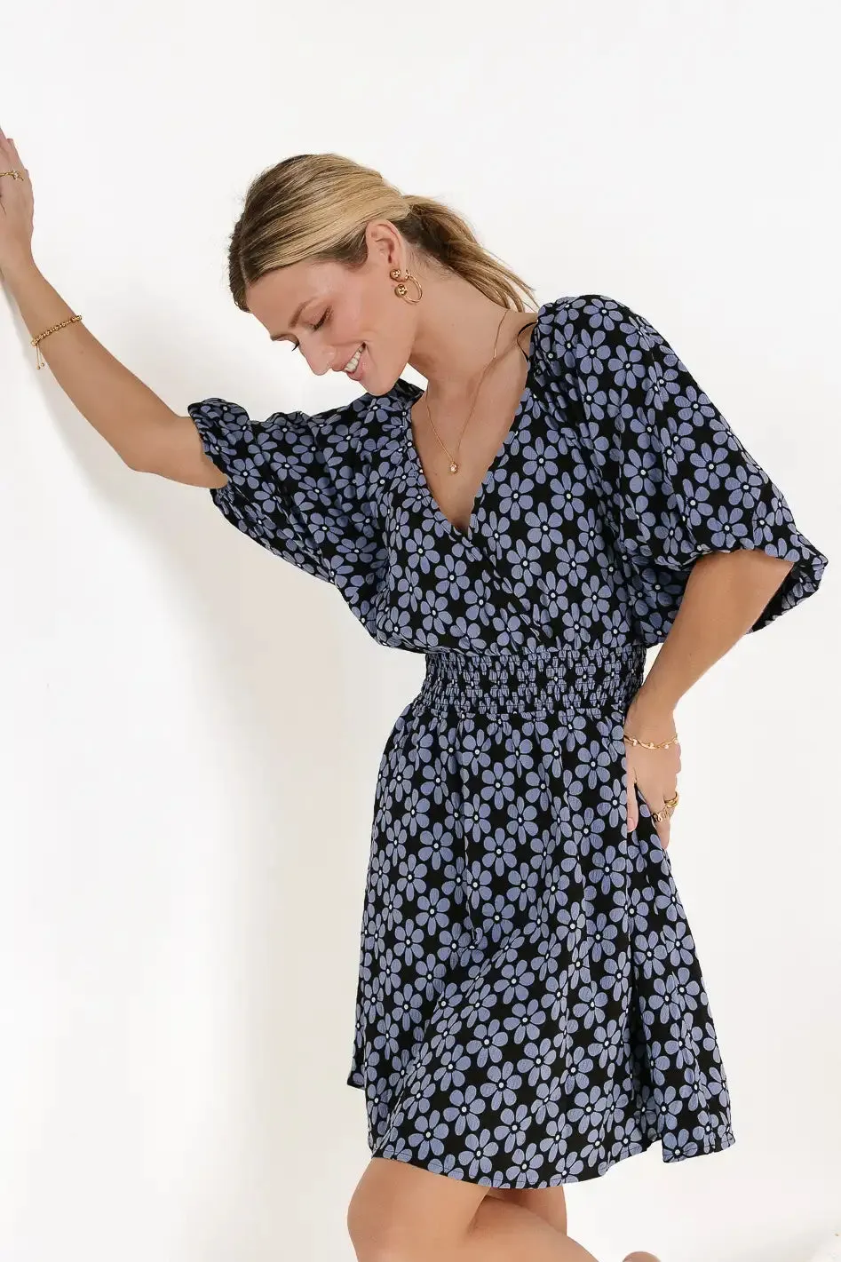 Nemy Floral Mini Dress sold by bohme product image thumbnail 4